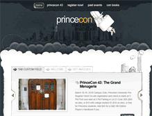 Tablet Screenshot of princecon.org